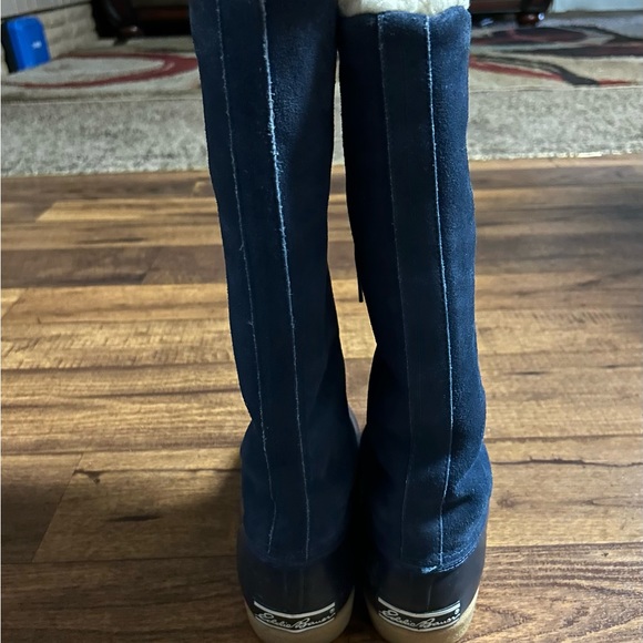 Eddie Bauer • Women • Knee High • Suede • Winter • Blue • Sz 7 • Faux Fur •Boots - Picture 8 of 10